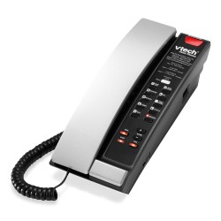 VTech A2211 Silver & Black - Аналоговый телефон Petite с 1 линией связи